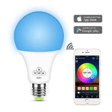 SS WFB RGBW 6.5W A19 A60 A70 smart led bulb wifi color changing